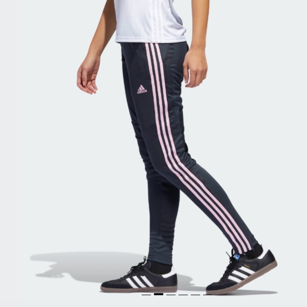 Adidas Pink-Striped Training Pants - NWT